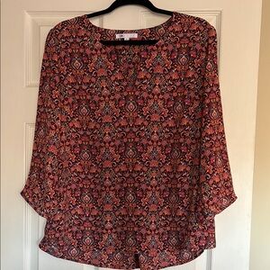 Women's Floral Patterned Top